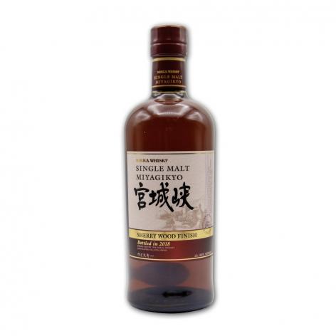 Lot 448 - Nikka  Miyagik Year Old Sherry Wood Finish 2018 Single Malt Japanese Whiskey