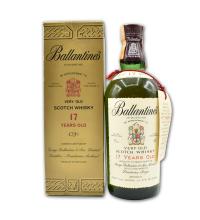 Lot 223 - Ballantines 17YO Very Old 1960s Gold Presentation Box