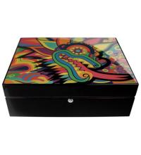 Lot 8 - Plumed Serpent Humidor of 43 specially selected cigars