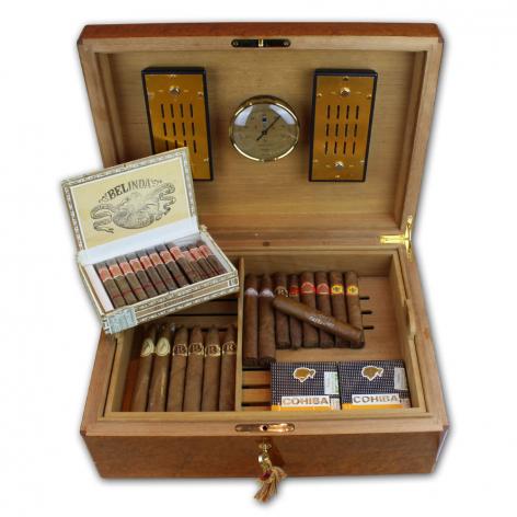 Lot 174 - Humidor and singles 