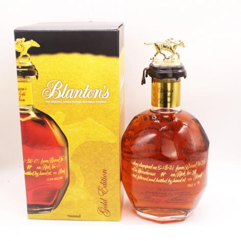 Lot 221 - Blantons Gold Edition Single Barrel Bourbon Whiskey