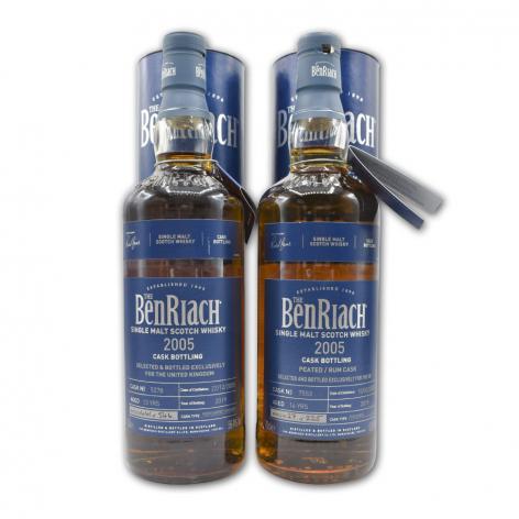 Lot 236 - BenRiach Pair - 13YO Pedro Ximenez and  14YO Peated Dark Rum 