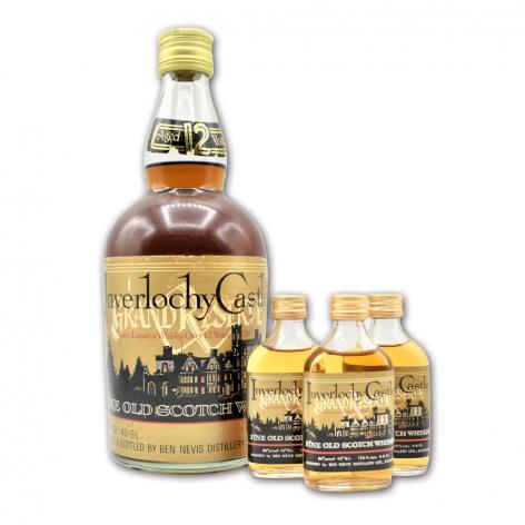 Lot 255 - Ben Nevis 12YO Inverlochy Castle Whisky Including 3 Miniatures