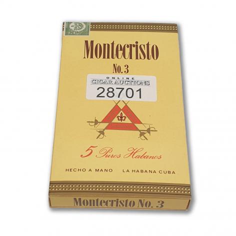 Lot 25 - Montecristo No. 3 