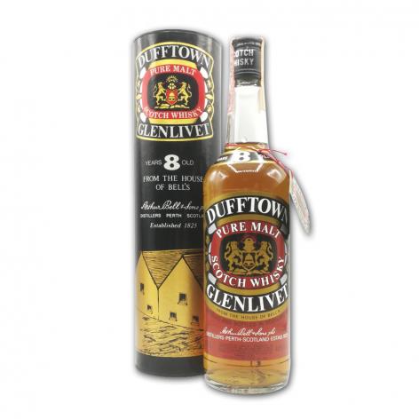 Lot 266 - Dufftown Glenlivet 8YO 1980's  8YO 