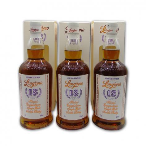 Lot 278 - Longrow 18YO 2017/2018/2019 Set 18YO