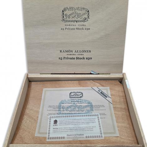Lot 281 - Ramon Allones Private Stock 230 