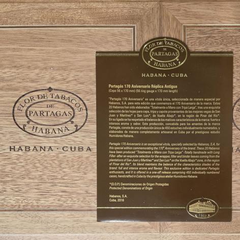 Lot 300 - Partagas 170 Aniversario Humidor 