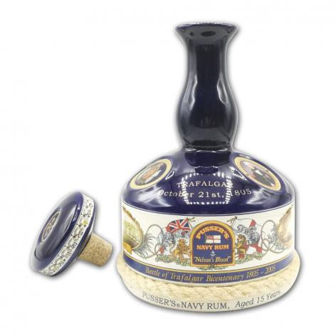 Lot 302 - Pussers Trafalgar 15YO Rum Ceramic Decanter 15YO