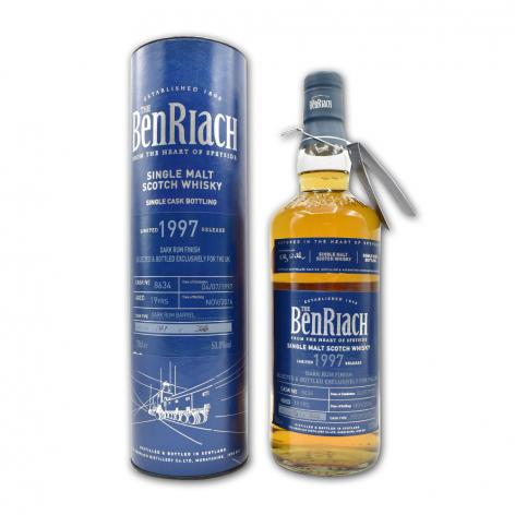 Lot 326 - BenRiach 19YO 1997 Cask #8634