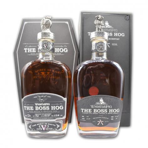 Lot 329 - WhistlePig Pair - Boss Hog 13YO Spirit of Muave and 16YO Samurai Scientist