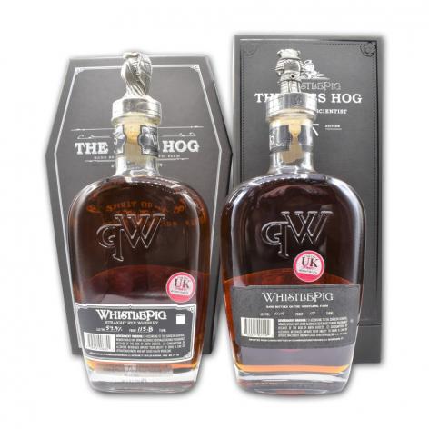 Lot 329 - WhistlePig Pair - Boss Hog 13YO Spirit of Muave and 16YO Samurai Scientist