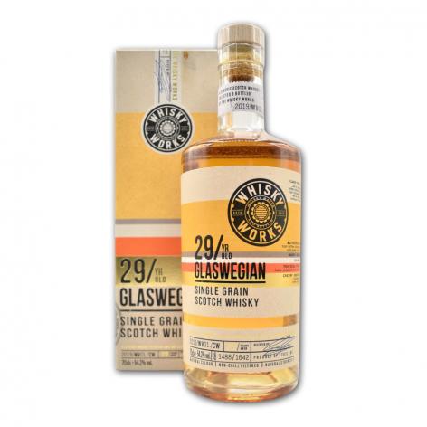 Lot 344 - Whisky Works Glaswegian 29YO Single Grain Scotch Whisky