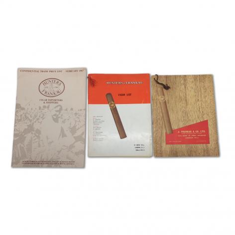 Lot 348 - J. Frankau and Hunters & Frankau Rare Cigar Catalogs and a 1987 H&F Price list 