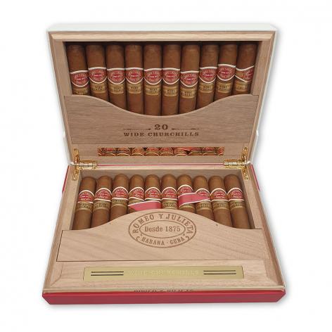 Lot 353 - Romeo y Julieta Wide Churchills Travel Humidor
