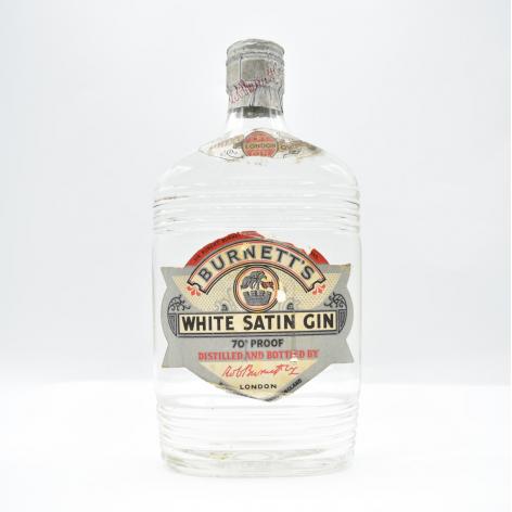 Lot 368 - Burnett&#39s White Satin Gin Spring Cap 