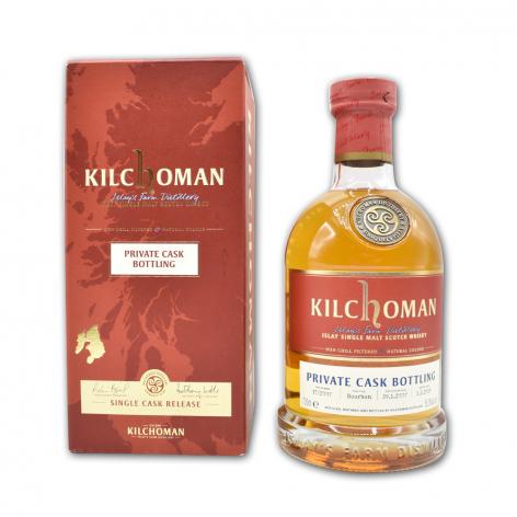 Lot 376 - Kilchoman Bourbon Cask 2007 Private Bottling 