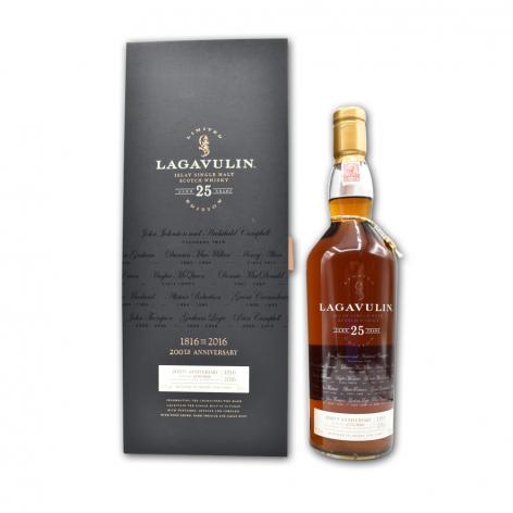 Lot 380 - Lagavulin 25YO 200th Anniversary 2016 Release