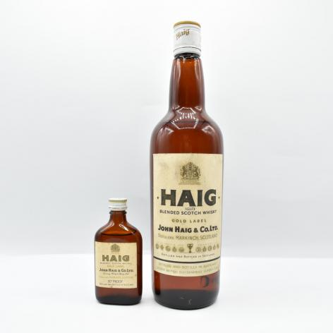 Lot 388 - Haig Gold Label 1960s including Miniature Blended Scotch Whisky