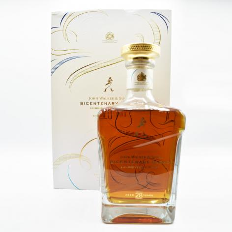 Lot 390 - Johnnie Walker Bicentennial 28YO 200th Edition