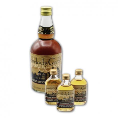 Lot 406 - Ben Nevis  12 Year Old Inverlochy Castle Scotch Whisky + 3 Miniatures