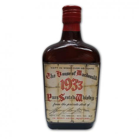 Lot 410 - The House of Macdonald 26YO Pure Scotch Whisky 1933 Private stock of Henry Clayton
