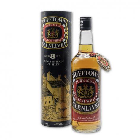 Lot 412 - Dufftown Glenlivet  8 Year Old 1980's in Tube