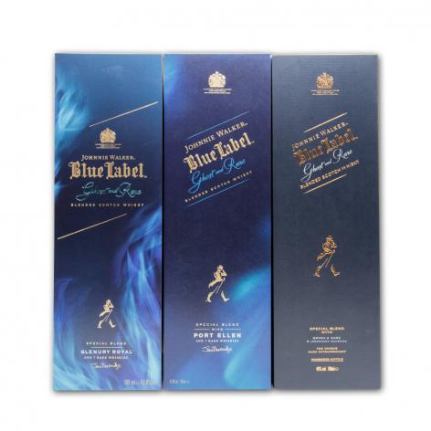 Lot 432 - Johnnie Walker Blue  Ghost & Rare Set (3x70cl)