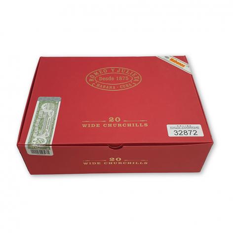 Lot 477 - Romeo y Julieta Wide Churchills Travel Humidor