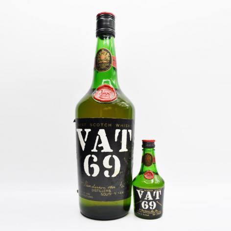 Lot 499 - VAT 69 1970s Blended Scotch Whisky including 5cl Miniature