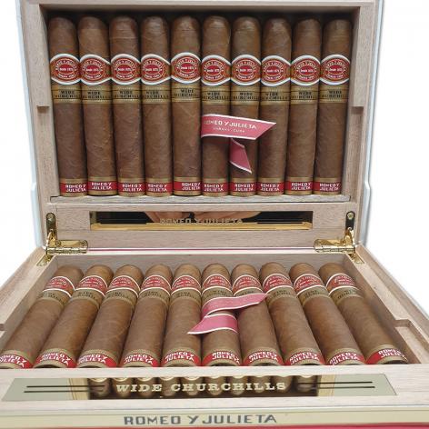 Lot 503 - Romeo y Julieta Wide Churchills Travel Humidor