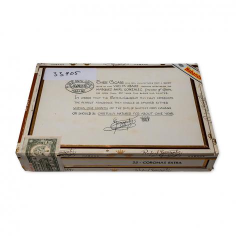 Lot 587 - Rafael Gonzalez  Coronas Extra